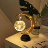 Crescent Moon LED Table Lamp – Warm White Decorative Light, 28cm