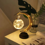 Wrought Iron Moon Lamp