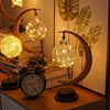 Wrought Iron Moon Lamp